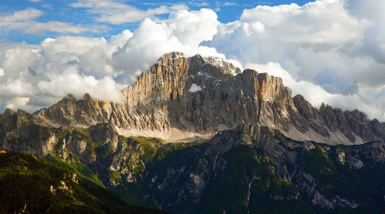 Berggruppe Civetta auf dem Dolomiten Höhenweg 1