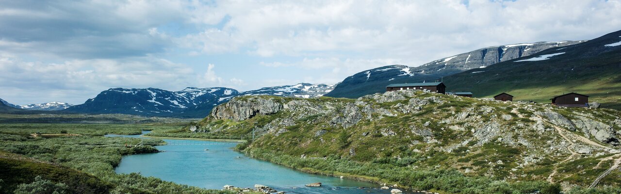 Fluss im Gebiet Alesjaure am Kungsleden | © shutterstock.com