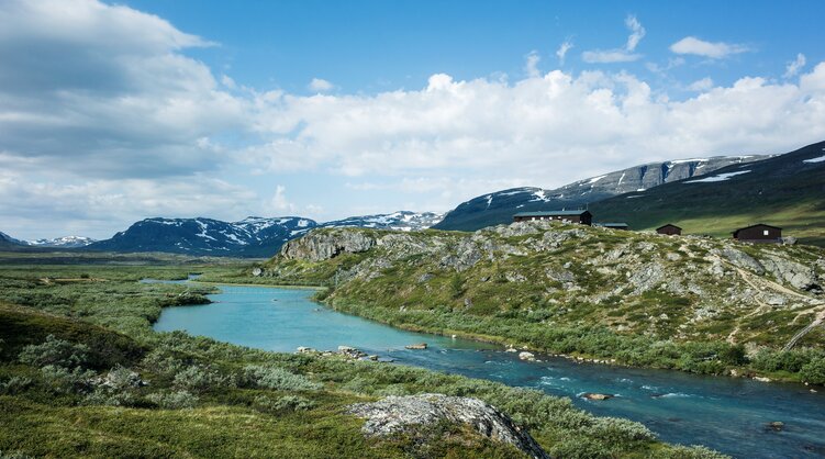 Fluss im Gebiet Alesjaure am Kungsleden | © shutterstock.com