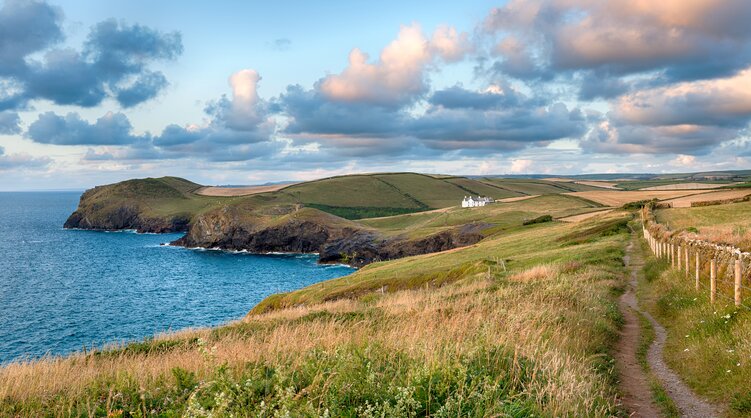 Doyden Point am South West Coast Path, England