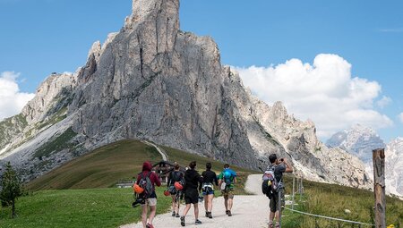 Hiking in the Dolomites