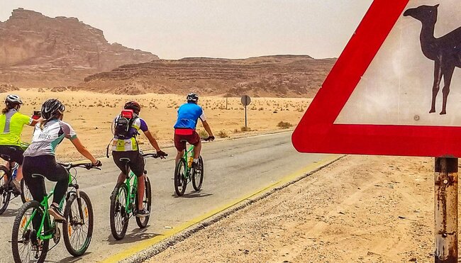 Cycle Jordan: Petra, Wadi Rum & the Dead Sea