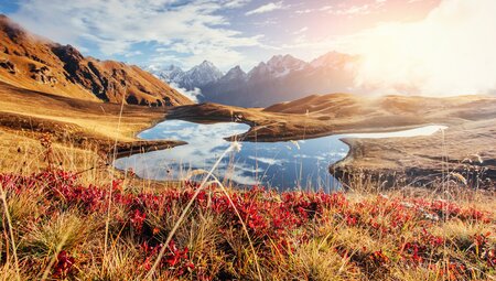 Georgien Abendstimmung