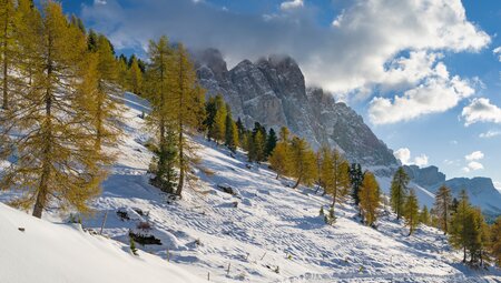 Schneeschuhwandern im Südtiroler Villnösstal