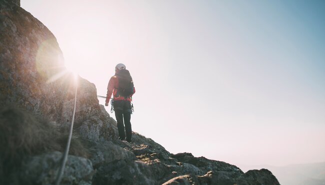 Alpine Ausbildung Klettersteig