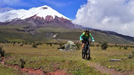 Radfahren in den ecuadorianischen Vulkanen