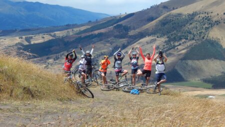 Radfahren in den ecuadorianischen Vulkanen