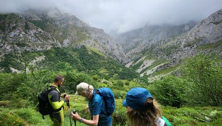 Der Vindio- Ring -Hüttenwanderung in den Picos de Europa