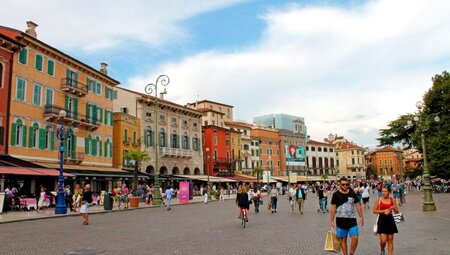 Etschradweg: Reschensee - Verona in 8 Tagen