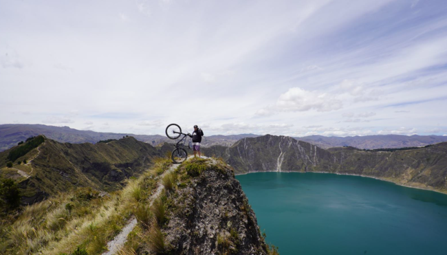 Radfahren in den ecuadorianischen Vulkanen