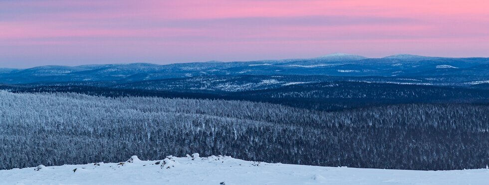 Silvester in Finnisch-Lappland