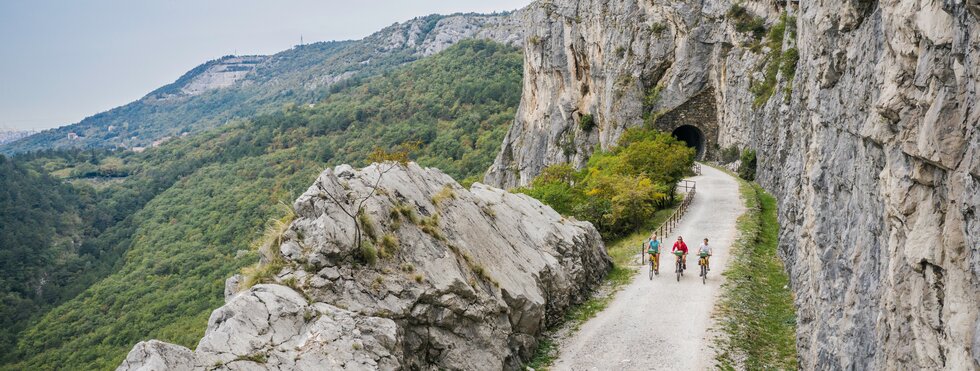 Entlang am Strand der Adria, von Italien nach Slowenien und Kroatien