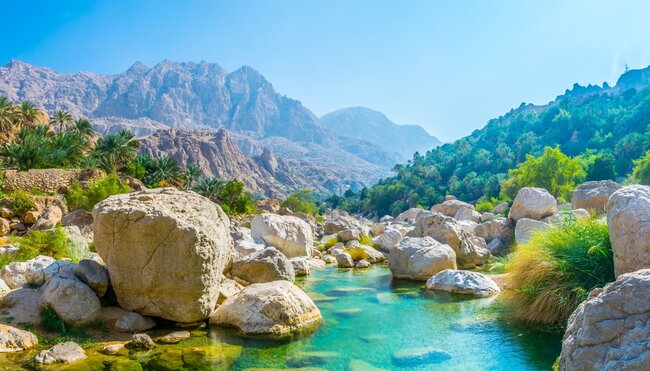 Das Königreich Oman zu Fuß entdecken