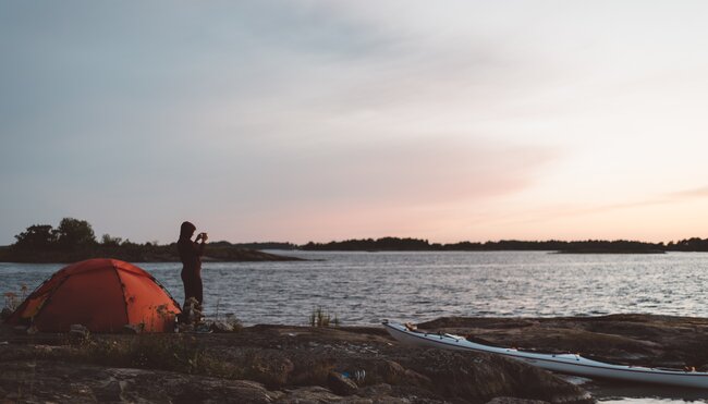 Kajaken Schäreninseln