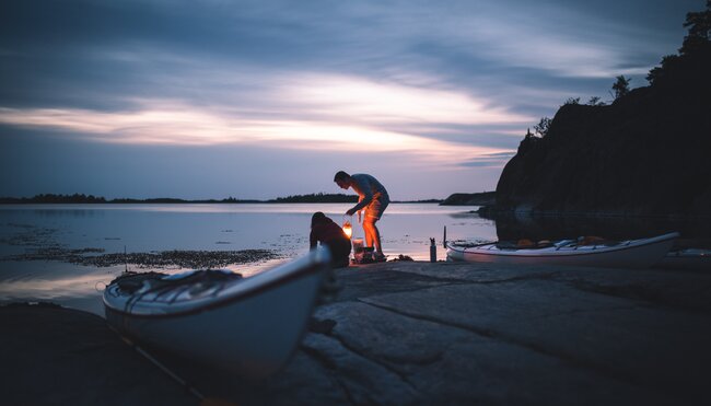 Kajaken Schäreninseln