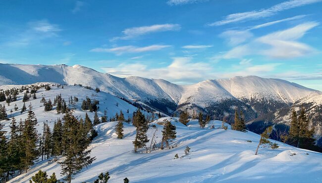 Tatra im Winter Panorama