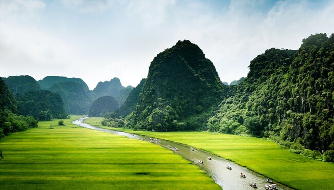 Ninh Binh - Tam Coc Reisfelder